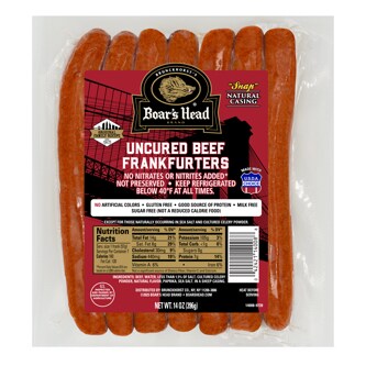 Boar's Head Uncured Beef Frankfurters